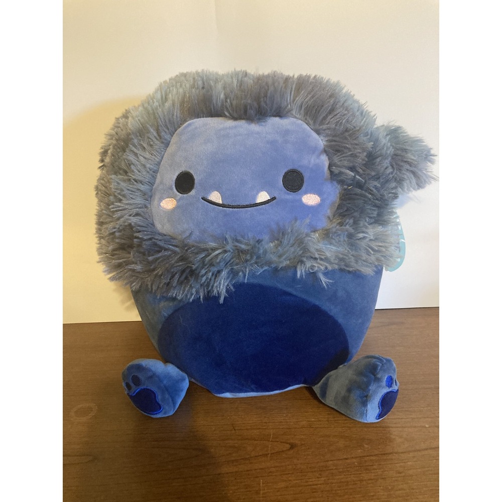 Squishmallows 11" Dani Bigfoot First To Market Blue Plush NWT